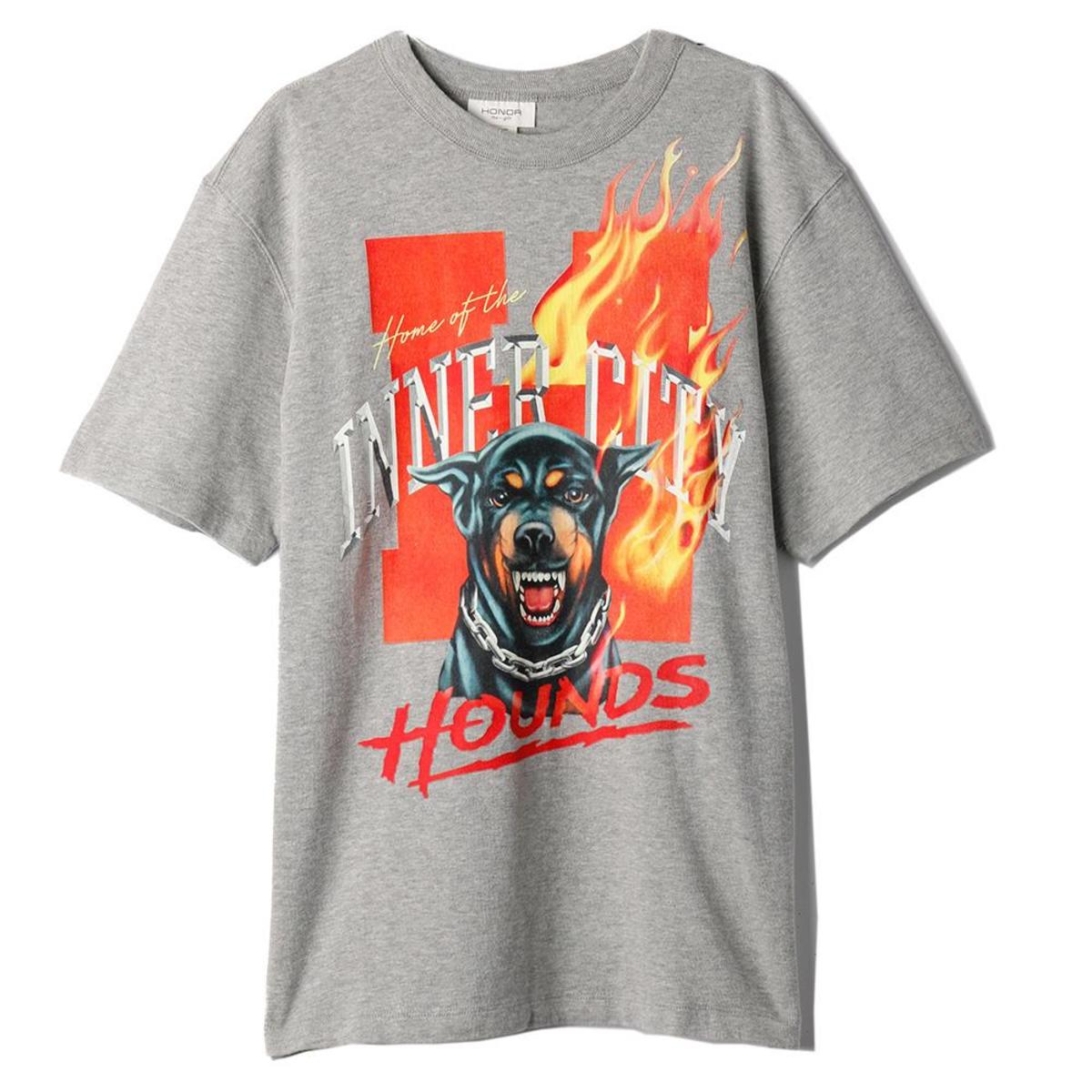 Honor The Gift Hellhound T-shirt - Athletic Grey - Image 1 of 3