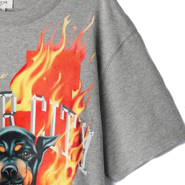 Honor The Gift Hellhound T-shirt - Athletic Grey