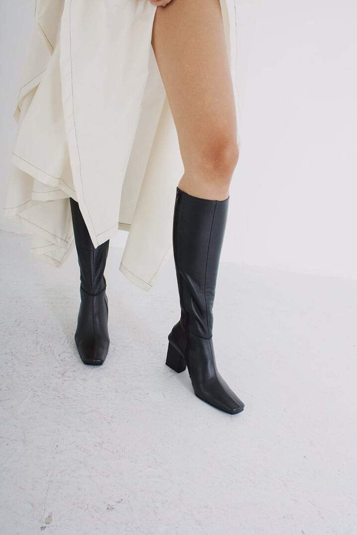 DUBIE Cuadrado High Boot - Black - Image 1 of 4