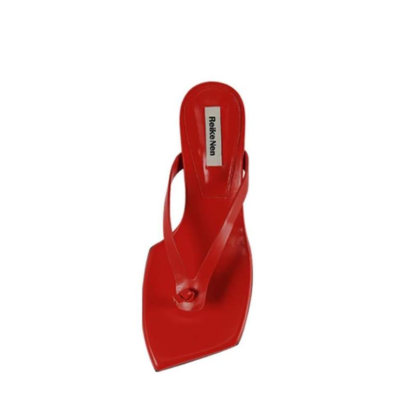 Reike Nen Flip Flop Heel - Red | Garmentory