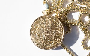 Kindred Black Frederica Locket - 15k Gold Kindred Black Frederica Locket - 15k Gold
