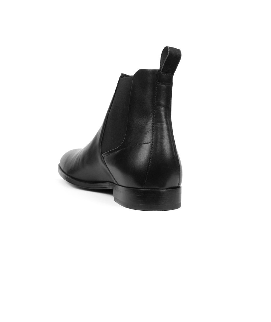 Hugo Boss Hugo Boheme Leather Chelsea Boot Black Garmentory