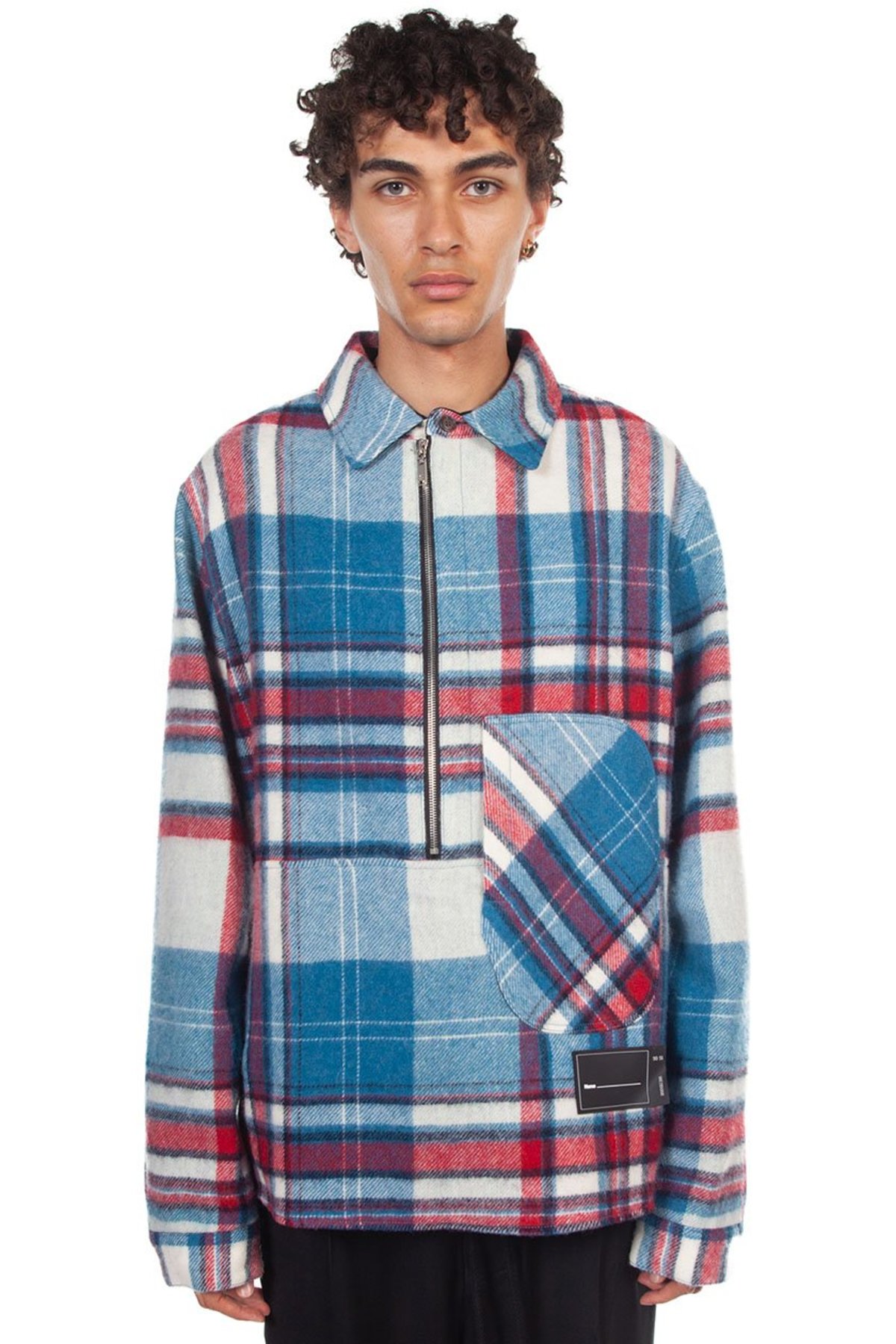 WE11DONE】Check Flannel Anorak Shirt 【公式通販】