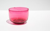 Vintage Kindred Black Antique American Cranberry Glass Bowl - Cranberry - Thumbnail 2