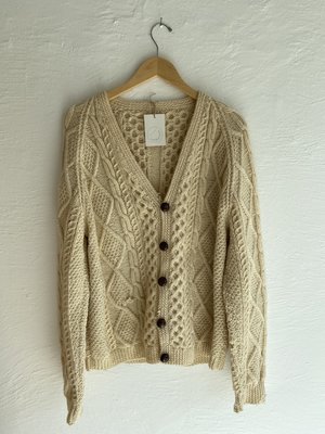 vintage cream cardigan