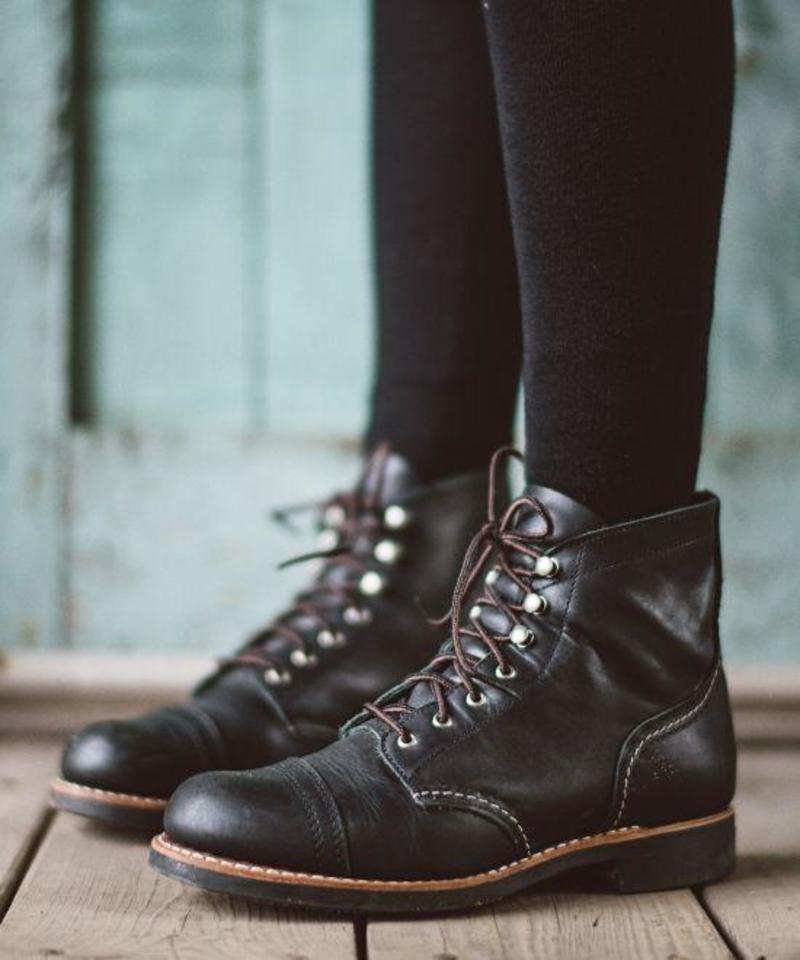 Red Wing Shoes #3365 Iron Ranger Harness Leather Boot Amber