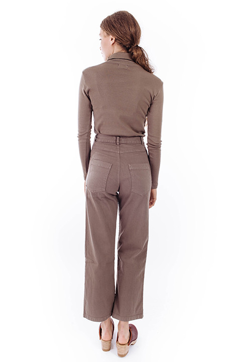 nico nico Hi-Waisted Twill Jean in Moon nico nico Hi-Waisted Twill Jean in Moon