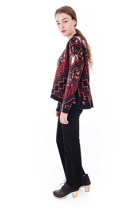 Mara Hoffman Pullover Sweater in Bolnisi Rug Knit Mara Hoffman Pullover Sweater in Bolnisi Rug Knit