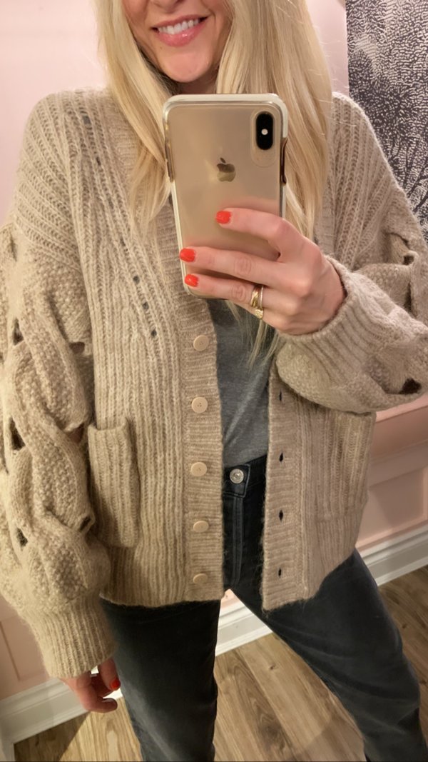 Jonathan Simkhai Reagan Lofty Cardigan 