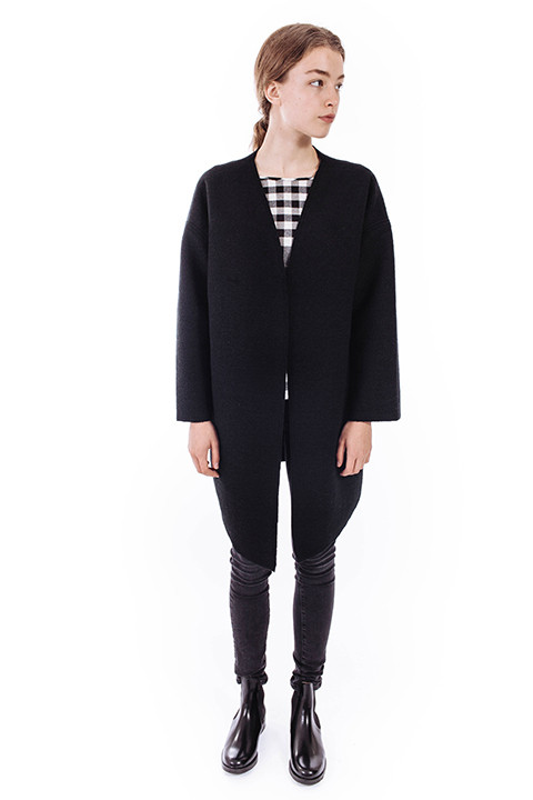 Priory Ura Coat in Black Priory Ura Coat in Black