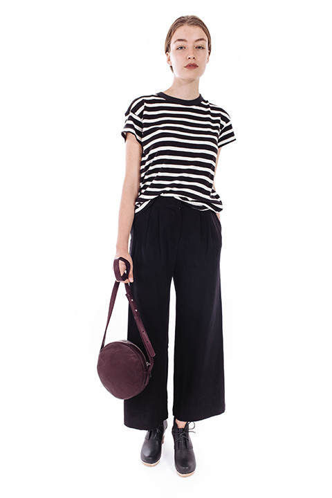 First Rite Wide Trouser in Black First Rite Wide Trouser in Black