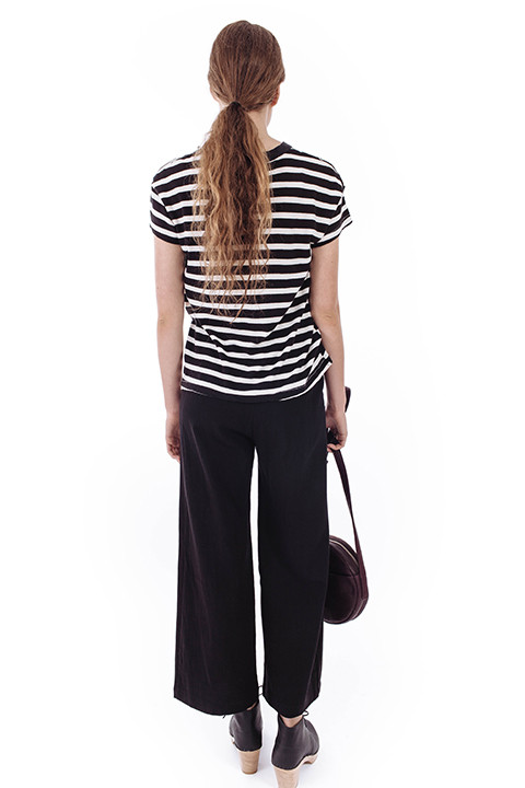 First Rite Wide Trouser in Black First Rite Wide Trouser in Black