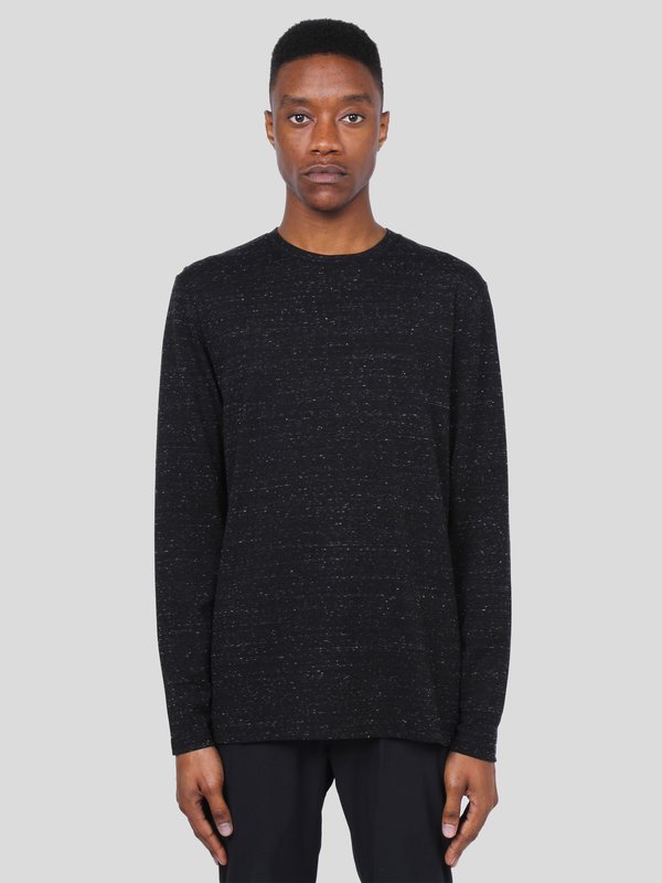 Wings+Horns Knit Signals Long Sleeve T-shirt - Static Black Wings+Horns Knit Signals Long Sleeve T-shirt - Static Black