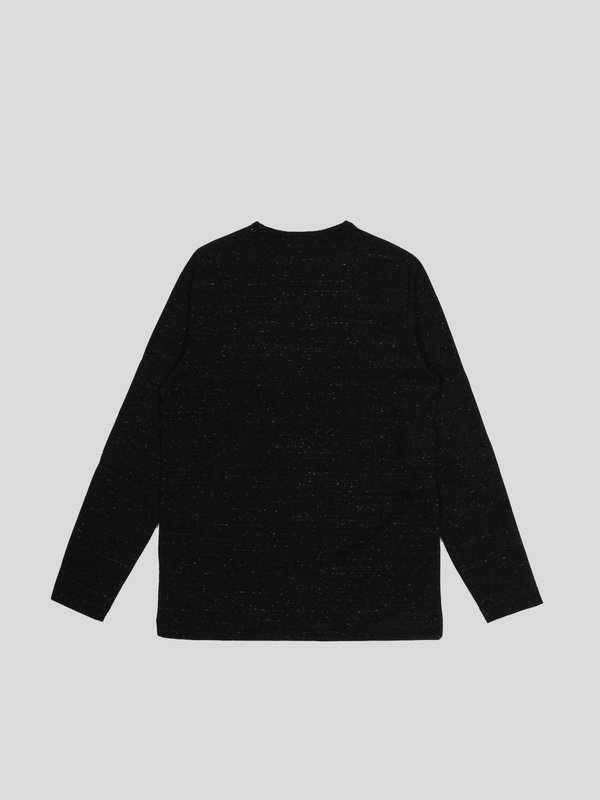 Wings+Horns Knit Signals Long Sleeve T-shirt - Static Black Wings+Horns Knit Signals Long Sleeve T-shirt - Static Black