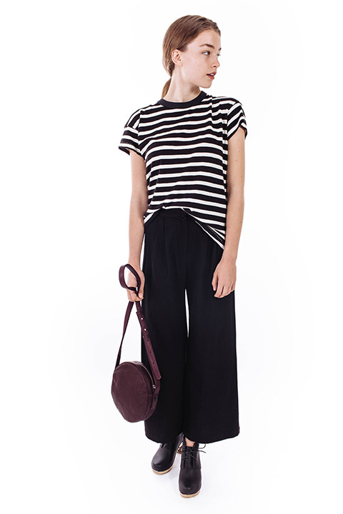 First Rite Wide Trouser in Black First Rite Wide Trouser in Black