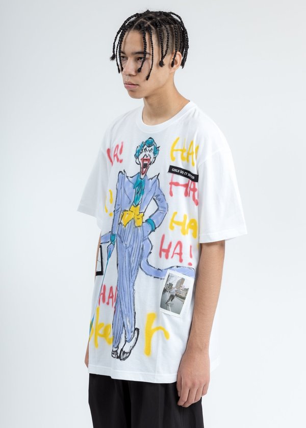 Guernika Joker T-Shirt - White Paint 