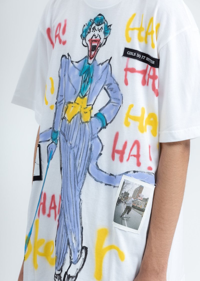 Guernika Joker T-Shirt - White Paint | Garmentory