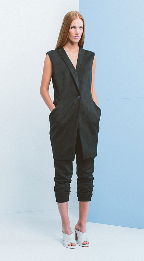 Obakki Long Cupro Vest with pockets Obakki Long Cupro Vest with pockets