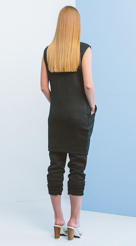 Obakki Long Cupro Vest with pockets Obakki Long Cupro Vest with pockets
