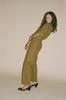 Sea NY Metta Denim Jumpsuit - Olive - Thumbnail 3