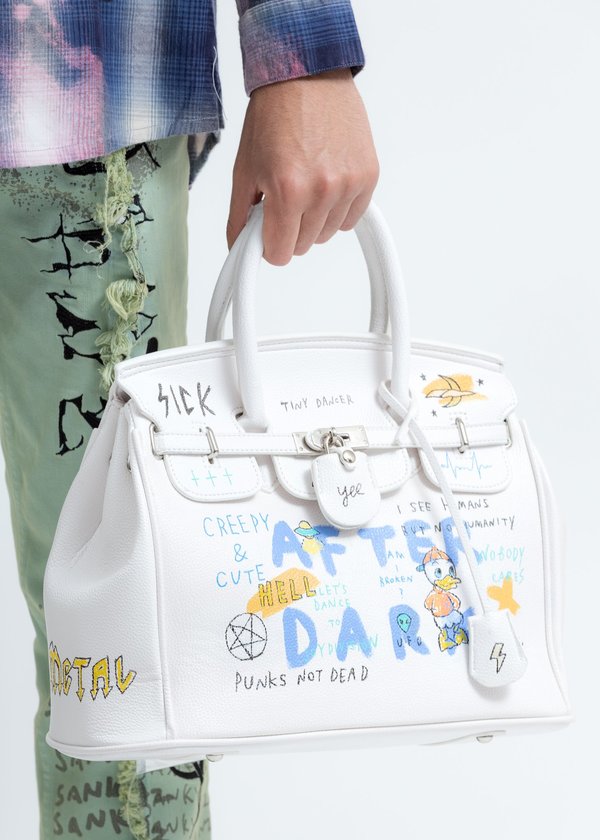 UNISEX Guernika ANARCHY Paint Bag - WHITE | Garmentory
