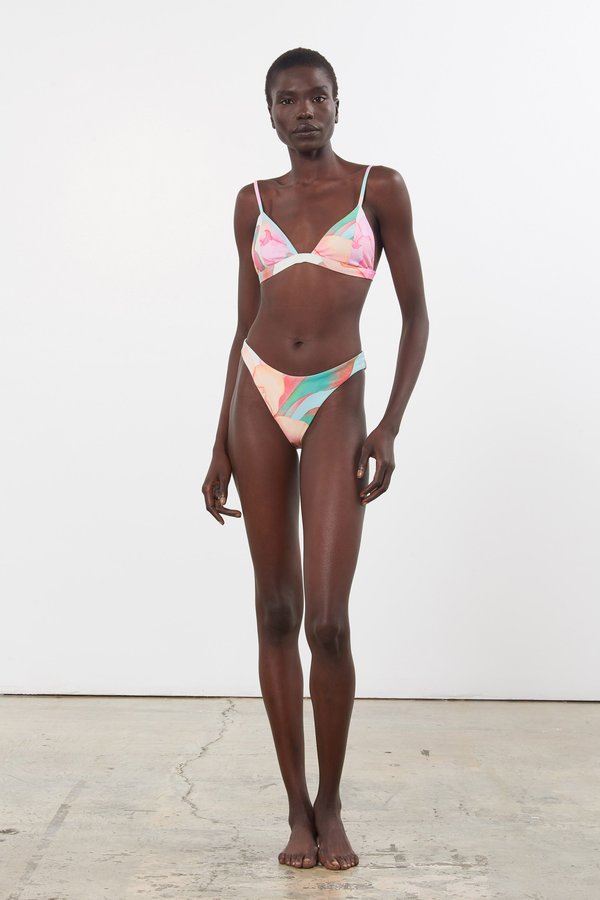 Mara Hoffman Reva Bikini Bottoms - Floral Watercolor Mara Hoffman Reva Bikini Bottoms - Floral Watercolor