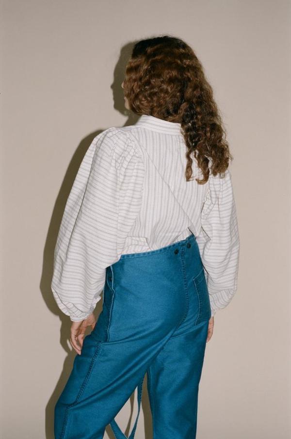 Caron Callahan Alastair Shirt - Ticker Stripe Caron Callahan Alastair Shirt - Ticker Stripe
