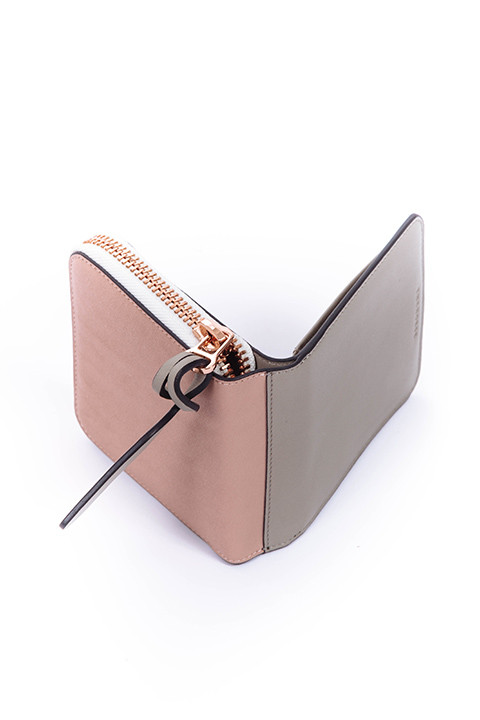 The Horse Mini Block Wallet in Blush and Pistachio The Horse Mini Block Wallet in Blush and Pistachio