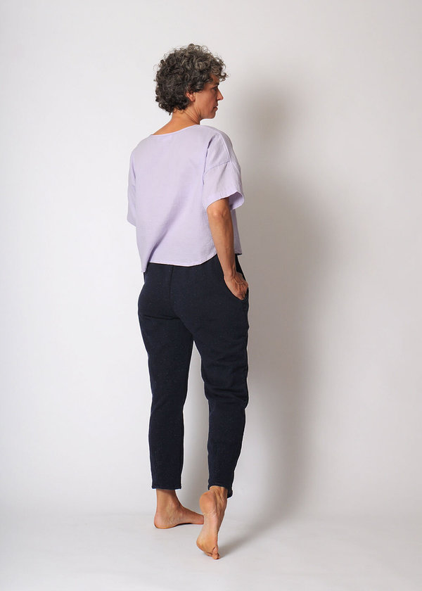 Conifer Crop Pullover Top - lavender Conifer Crop Pullover Top - lavender