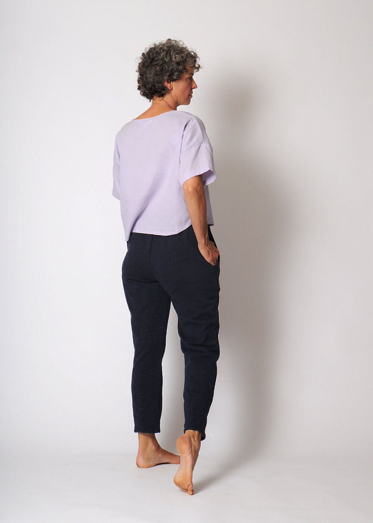 Conifer Crop Pullover Top - lavender - Image 2 of 7