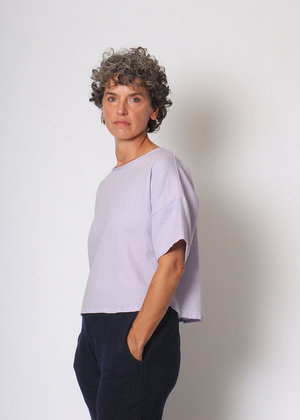 Conifer Crop Pullover Top - lavender Conifer Crop Pullover Top - lavender