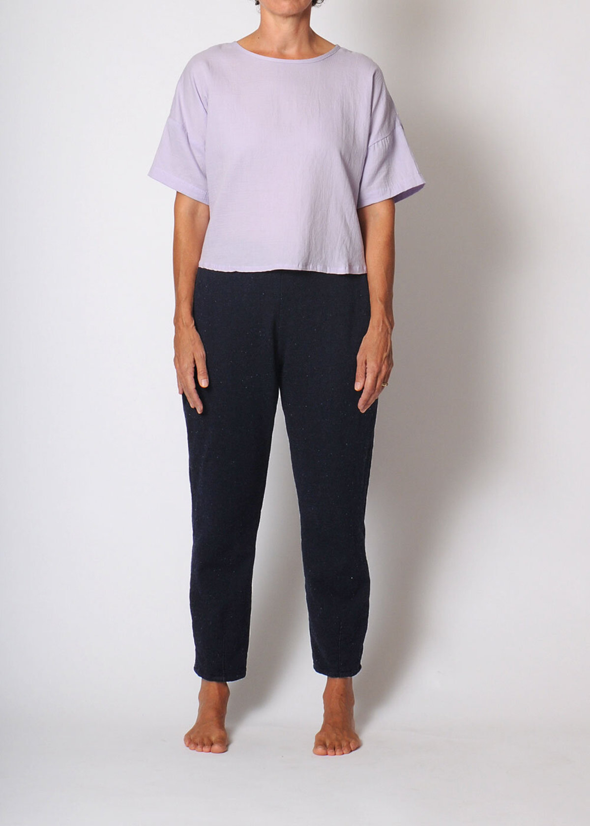 Conifer Crop Pullover Top - lavender - Image 6 of 7