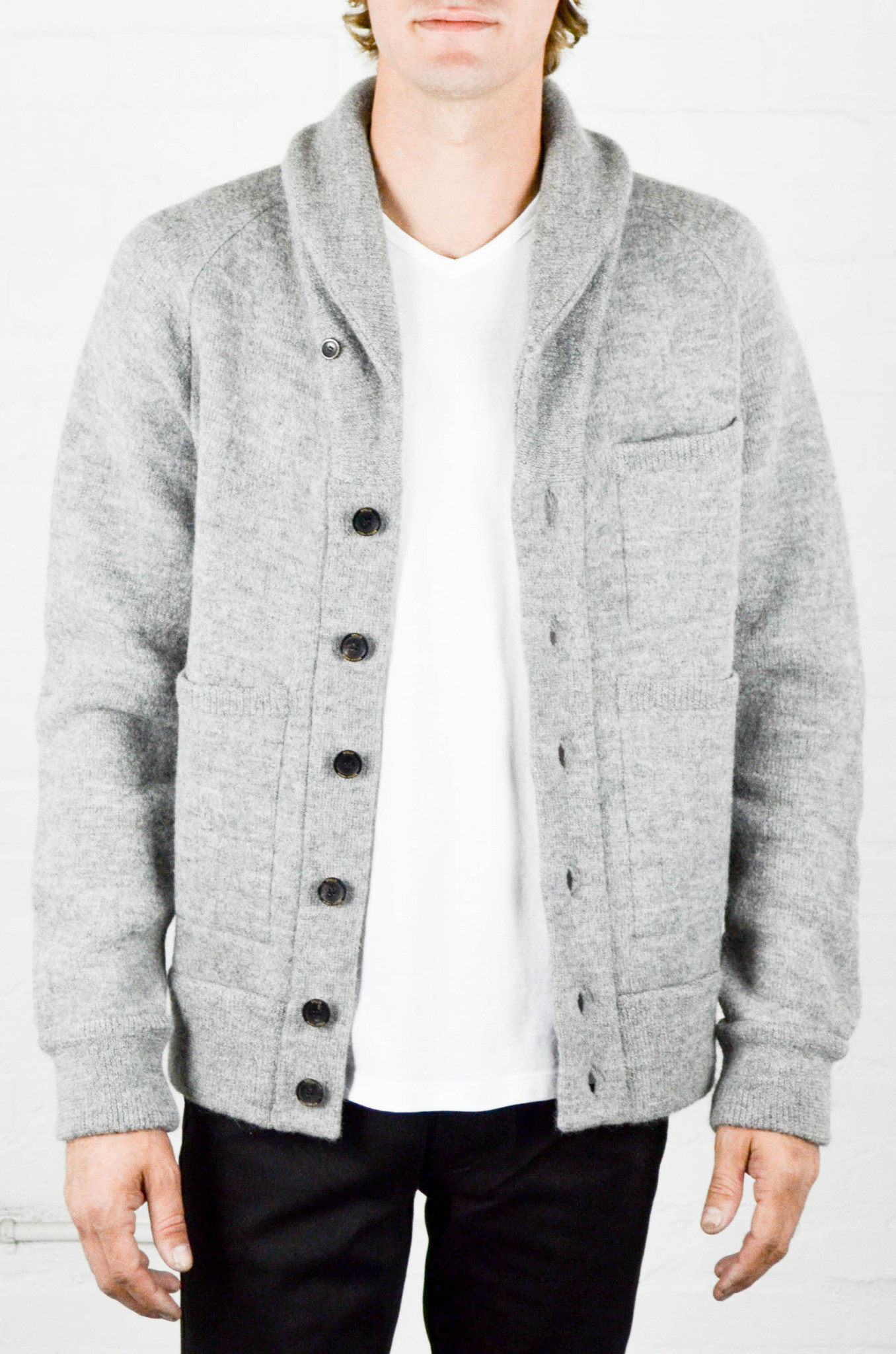 Men's Apolis Boiled Wool Shawl Collar 