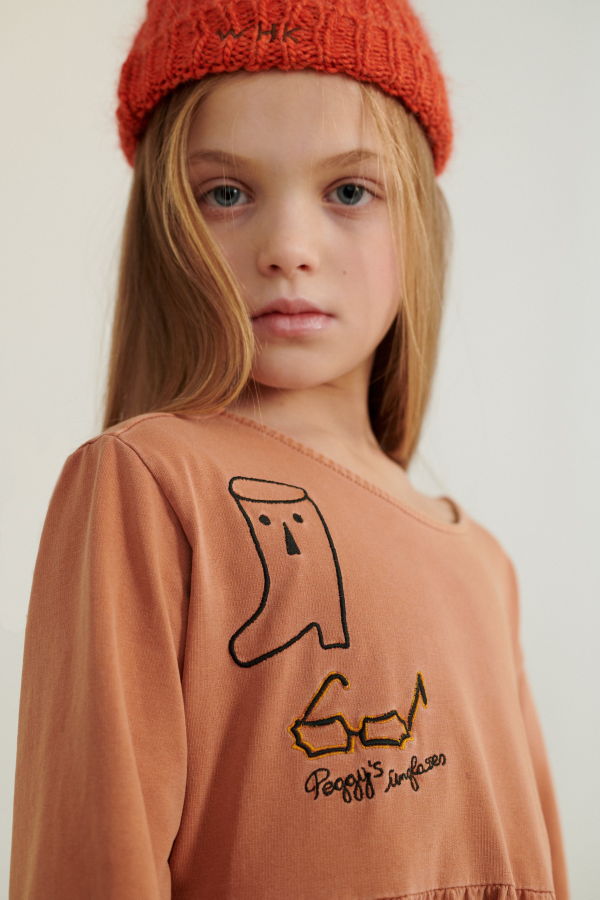 Kids Weekend House Kids Peggy Dress - Brick