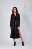 LUCCA Button-Up Stripe Shirtdress - Thumbnail 1