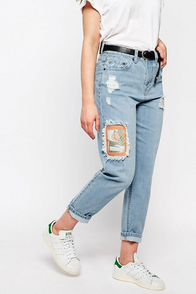 WAVEN Aki Boyfriends Jeans- Idol Blue WAVEN Aki Boyfriends Jeans- Idol Blue