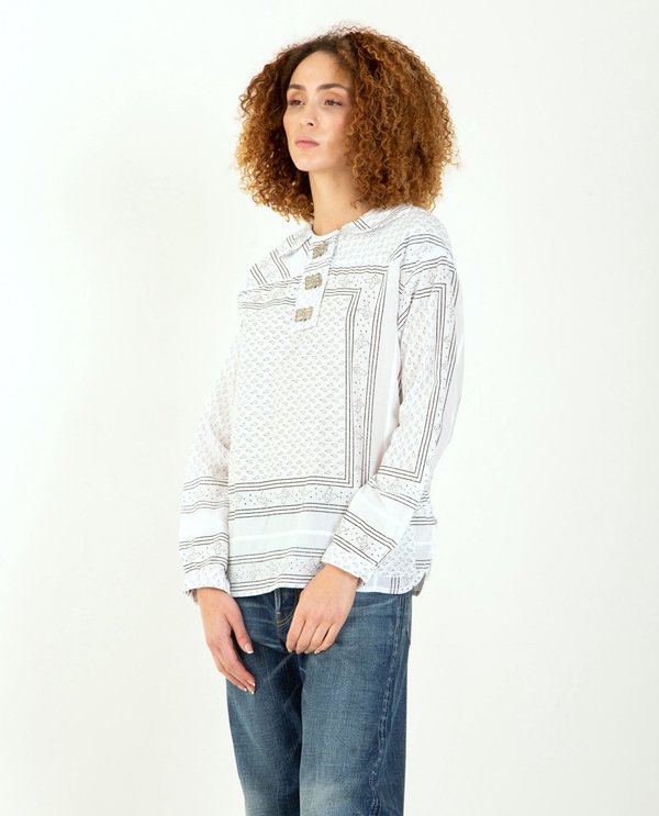 WMV VISVIM Kerchief Tunic - White | Garmentory WMV VISVIM Kerchief Tunic - White | Garmentory