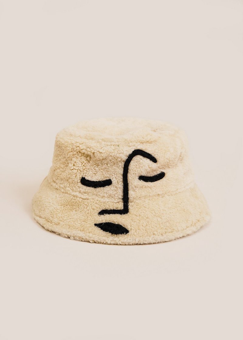 ✨Shearling Face Sun Hat by Dauphinette Dauphinette | Accessories | Shearling Face Sun Hat By  main image 2