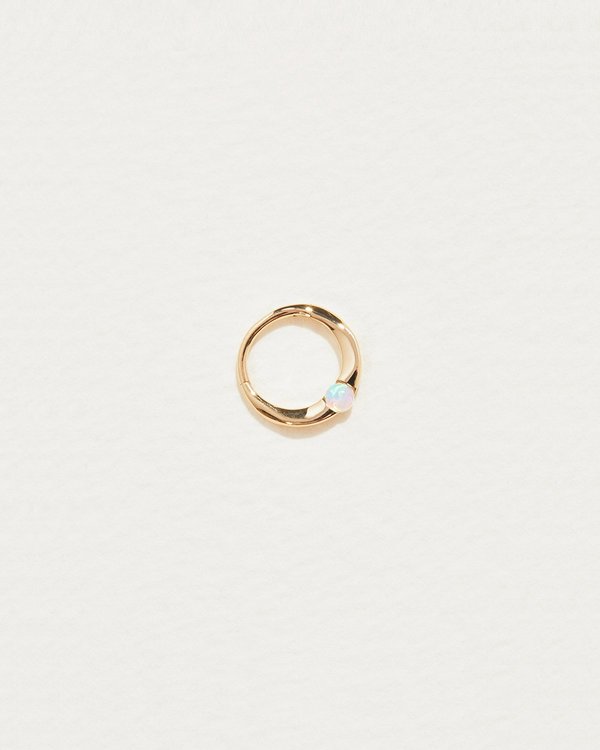 Pamela Love 8mm Floating Opal Clicker - 14k gold Pamela Love 8mm Floating Opal Clicker - 14k gold