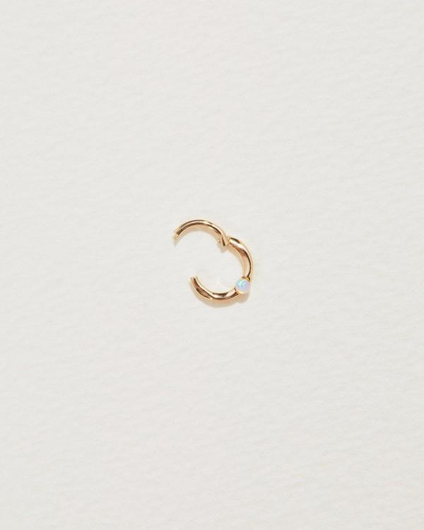 Pamela Love 8mm Floating Opal Clicker - 14k gold Pamela Love 8mm Floating Opal Clicker - 14k gold