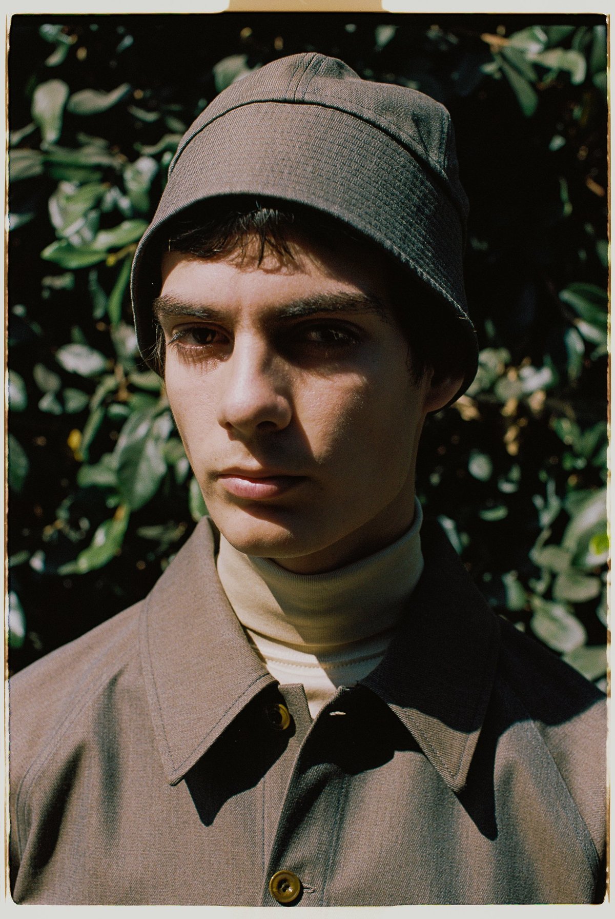 Lemaire Military Wool Navy Bucket Hat - Ocre Brown | Garmentory