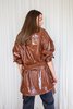 Tach Clothing CARIOCA Patent Trench Coat - Thumbnail 3