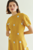 100% linen The Indiana Dress - Gold Daisy - Thumbnail 6