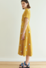 100% linen The Indiana Dress - Gold Daisy - Thumbnail 3