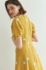 100% linen The Indiana Dress - Gold Daisy - Thumbnail 5