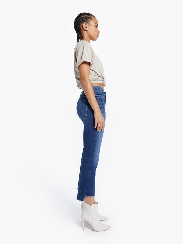 Mother Denim Insider Crop Step Fray Jeans - Sweet and Sassy Mother Denim Insider Crop Step Fray Jeans - Sweet and Sassy