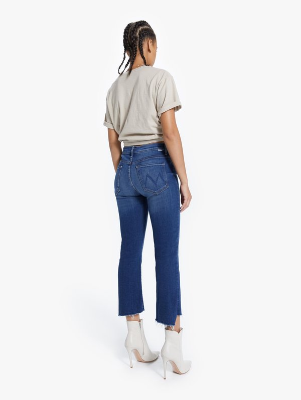 Mother Denim Insider Crop Step Fray Jeans - Sweet and Sassy Mother Denim Insider Crop Step Fray Jeans - Sweet and Sassy