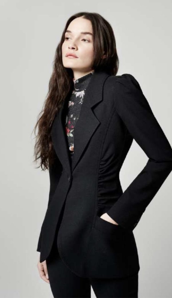 smythe black blazer