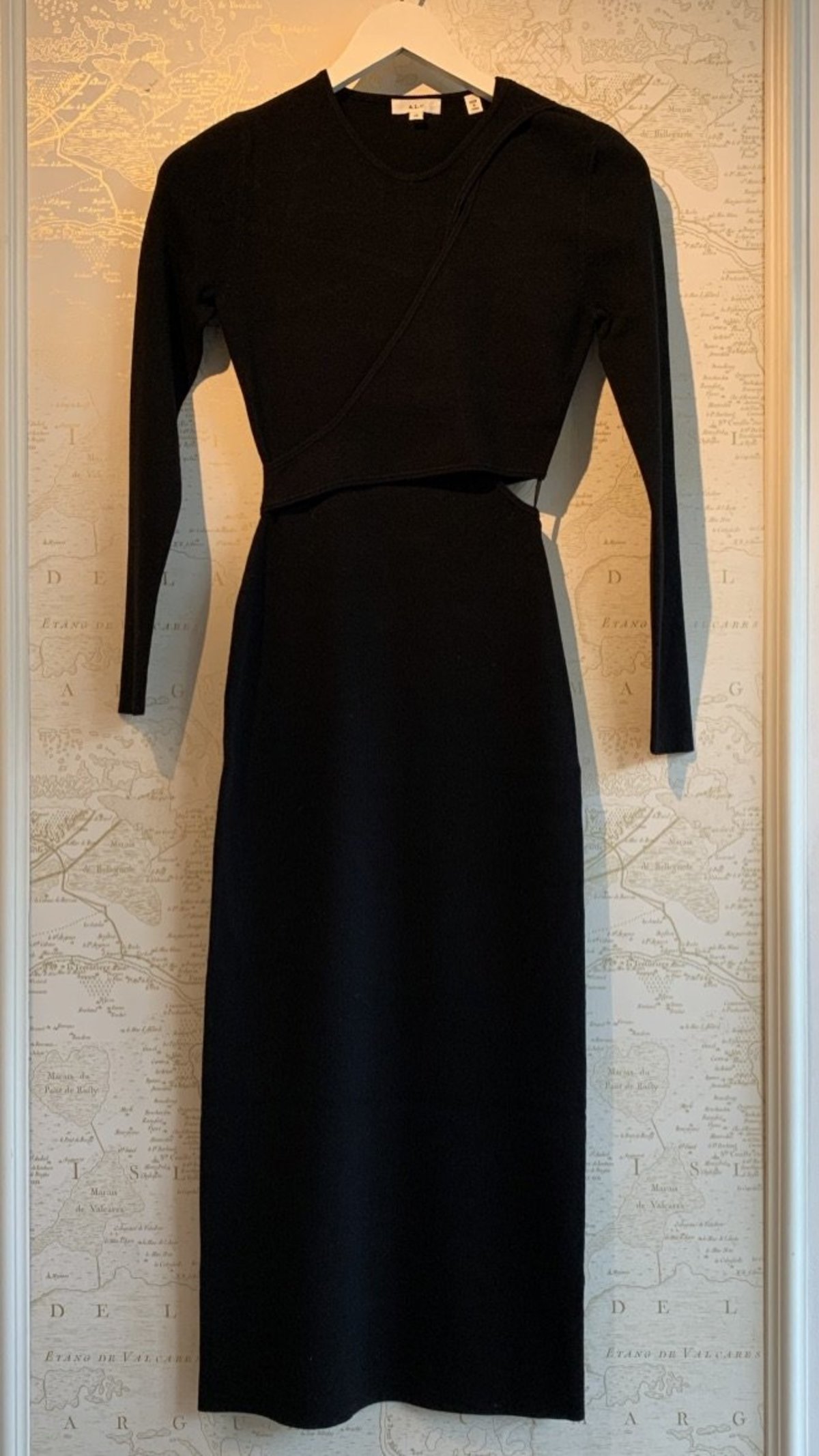 alc black cut out dress A.l.c. Women's Moira Cutout Halter Dress - Black