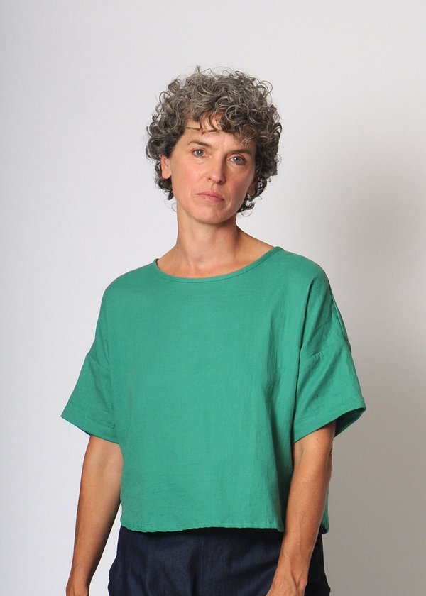 Conifer Crop Pullover Top - Green Conifer Crop Pullover Top - Green